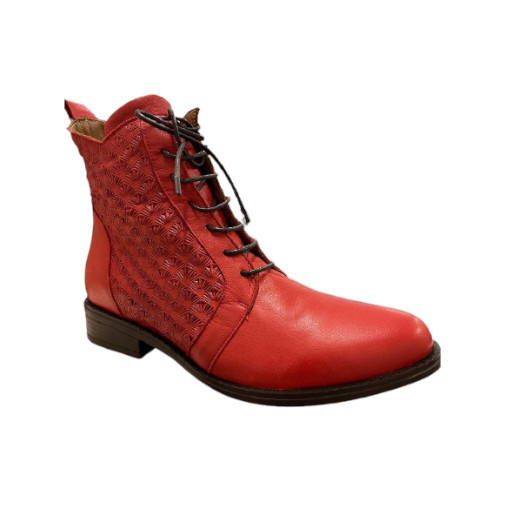 Tesselli - Odessa Red Boots - Foot Plus